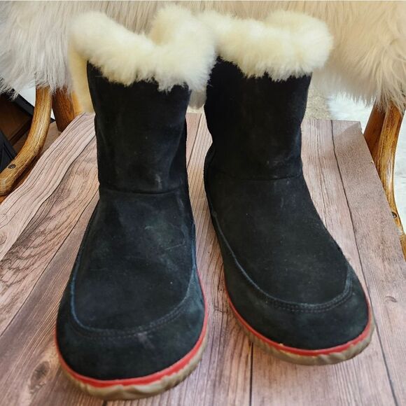 Sorel Black suede women's snoe boots‎ - Picture 1 of 10